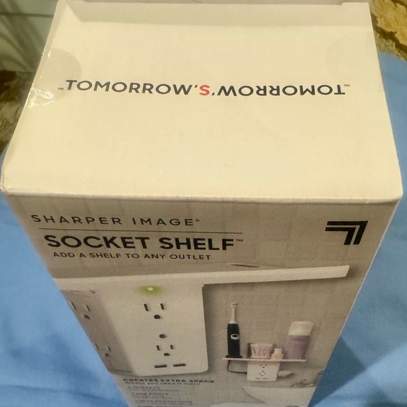 📱SOCKET~SHELF Organizer by Sharper Image ~ BRAND NEW & UNOPENED - Picture 6 of 6